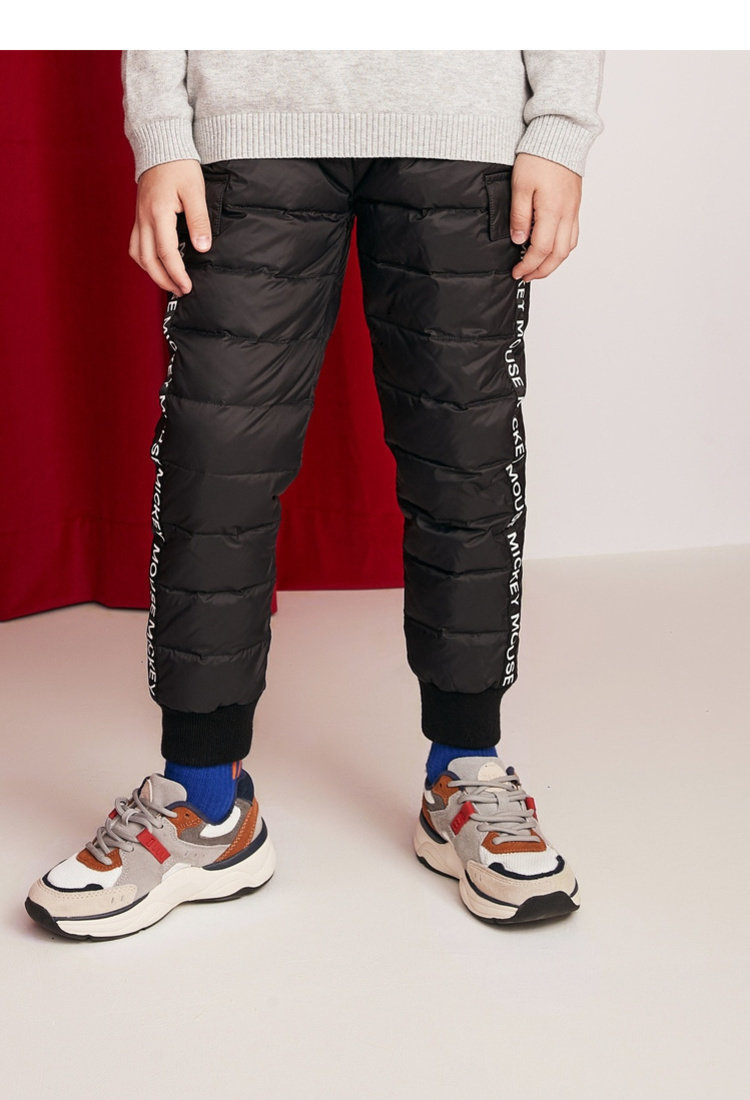 波司登儿童装羽绒裤男童裤子2019新款官方旗舰店迪士尼外穿冬宝宝