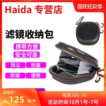 Haida sea round filter bag filter mirror bag UV mirror ND cpl polarization gradient mirror reducer storage bag portable filter protection bag