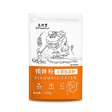 【万润丰】小麦自发粉家用面粉2.25KG[10元优惠券]-寻折猪