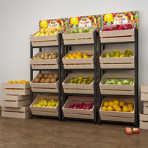 Fruit and vegetable rack supermarket fruit rack vegetable shelf display rack fruit shop hundred Orchard multi-storey wall fresh shelf 41