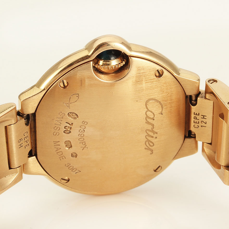 11#【9.0新】18k金卡地亚石英女表蓝气球系列 华夏典当行