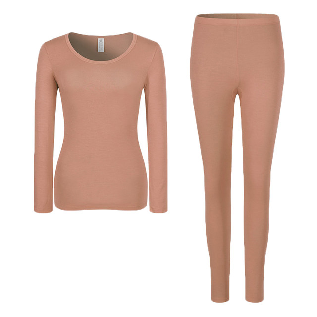 Bottom autumn clothing suit women's thin cotton modal autumn clothing autumn pants suit underwear female thermal underwear suit large size Bottom autumn clothing suit women's thin cotton modal autumn clothing autumn pants suit underwear female thermal underwear suit large size