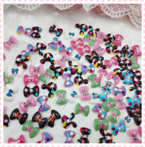 1275 whole package about 220 bowknot resin patch diy childrens hair accessories decoration handmade material accessories