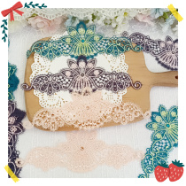 567 day single 20 pieces of multi-color fine water soluble lace DIY clothing doll handmade material accessories