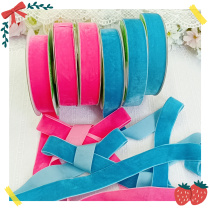 214 whole roll outlet about 10 yards of velvet flocking with diy bow hair accessories