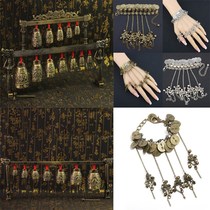 Seeking handbell professional toolbracelet Zixia Fairy with the same ethnic wind accessories Indian dance small jewelry ancient wind bell