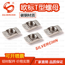 Aluminum accessories European standard ship-shaped T-nut 2020303040404545 Rear-mounted hammer head fastener M5M6M8