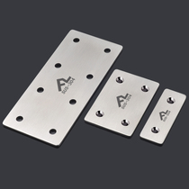 segmoo304 stainless steel furniture connector straight sheet angle iron 180 degree angle code flat angle sheet fixed code plate drag