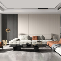 Solid Wood Living Room TV Wall Wood Finish Board Bedroom Headboard Bedside Background Wall wall Wall Panel Modern Light Lavish Great Wall Board Grilles