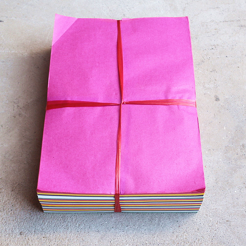 包邮薄款五色纸黄纸金元宝彩色纸拜山纸宝金纸祈福烧纸清明祭祀纸