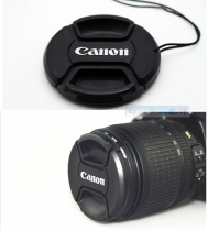 Applicable Canon lens cover 49 52 55 58 62 67 77 82mm middle pin with anti-loss rope