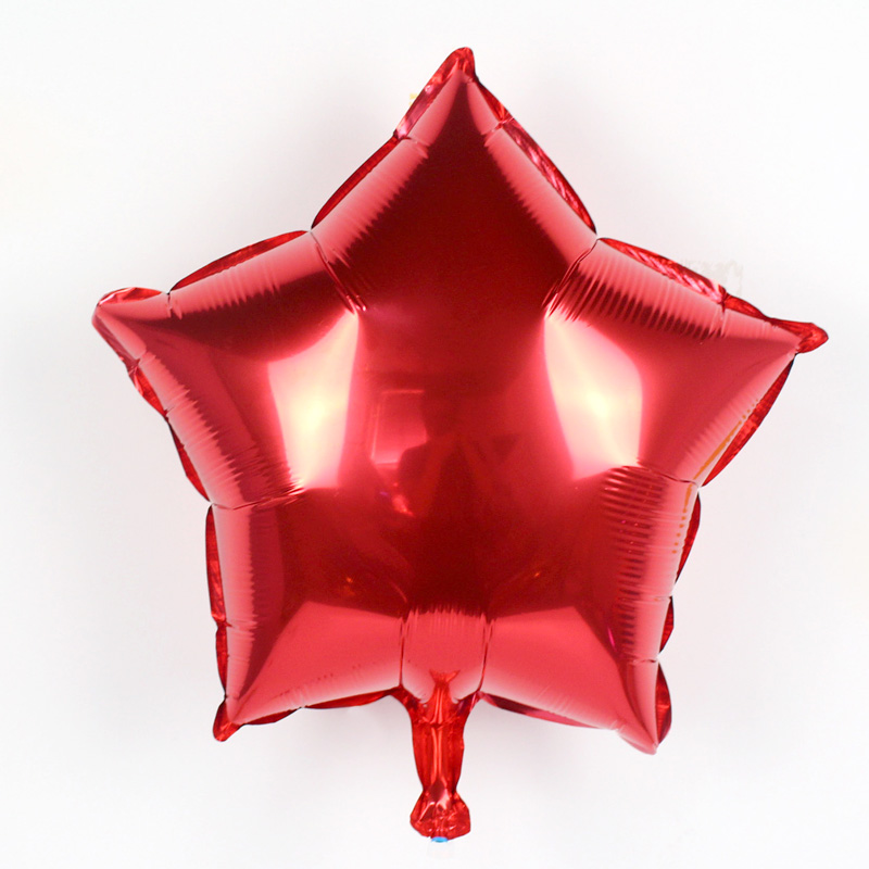 18寸心形气球 生日铝膜铝箔气球 婚礼结婚庆典活动装饰布置氢气球产品展示图5