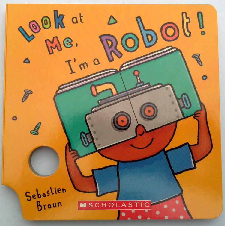 英文原版绘本look at me mask im a robot!