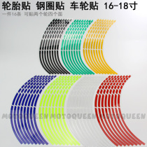 Applicable Yamaha YZF-R1R6R15R25R3 MT03MT07MT09 Motorcycle Tire Sticker 17 18 inch