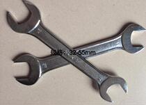 Chrome-plated specification-double-headed open-ended wrench double-headed wrench stay 32-55mm