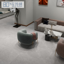 Grey Micro Cement Brick 750X1500 Through Body Floor Brick Marble Living-room Floor Tiles Imitation Ancient Brick Large Plate Tiles