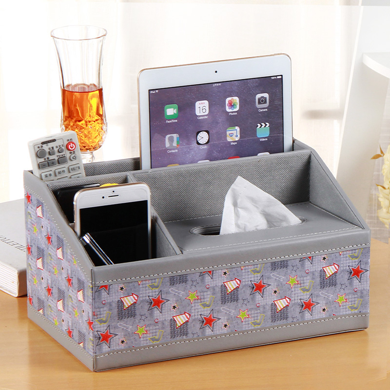 european-style home coffee table living room leather tissue box pumping box creative napkin boxed storage box with remote control