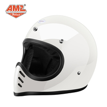 AMZ retro Japanese Borg Four Seasons locomotive men and women helmet Harley small helmet MOTO3 style summer helmet