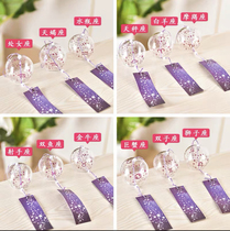 Glass Edo wind chimes Japanese ornaments hipster Mori balcony gift graduation gift
