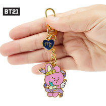 BT21 UNIVERSTAR metal keychain cartoon surrounding cartoon character image LINE FRIENDS