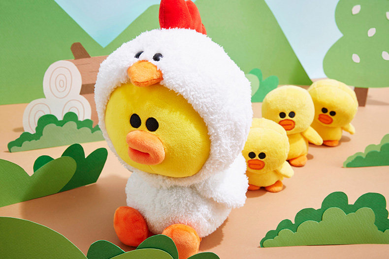 line friends 莎莉玩偶25cm 动漫周边二次元毛绒公仔生日表白礼物