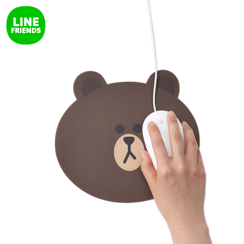 LINE FRIENDS 鼠标垫套餐3个装 动漫创意个性萌趣鼠标垫产品展示图3