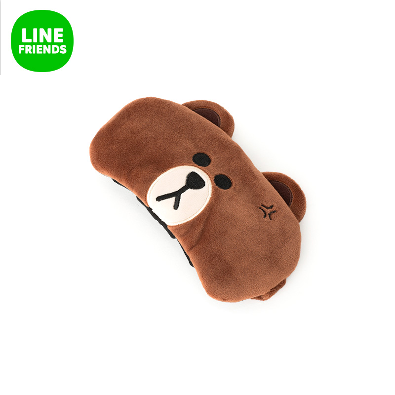 LINE FRIENDS 布朗熊睡眠眼罩 遮光透气男女个性睡觉护眼罩产品展示图3