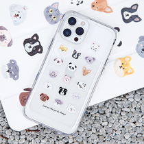 Apply Apple 13 mobile phone shell iphone12promax anti-fall transparent full package iPhone11 acrylic protective shell lovers loveable hook iPhone13