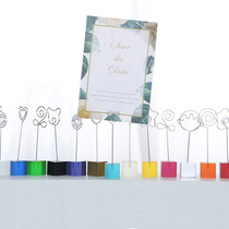 Color modeling vertical photo clip Desktop photo clip Note clip ornament message price clip Custom printing logo