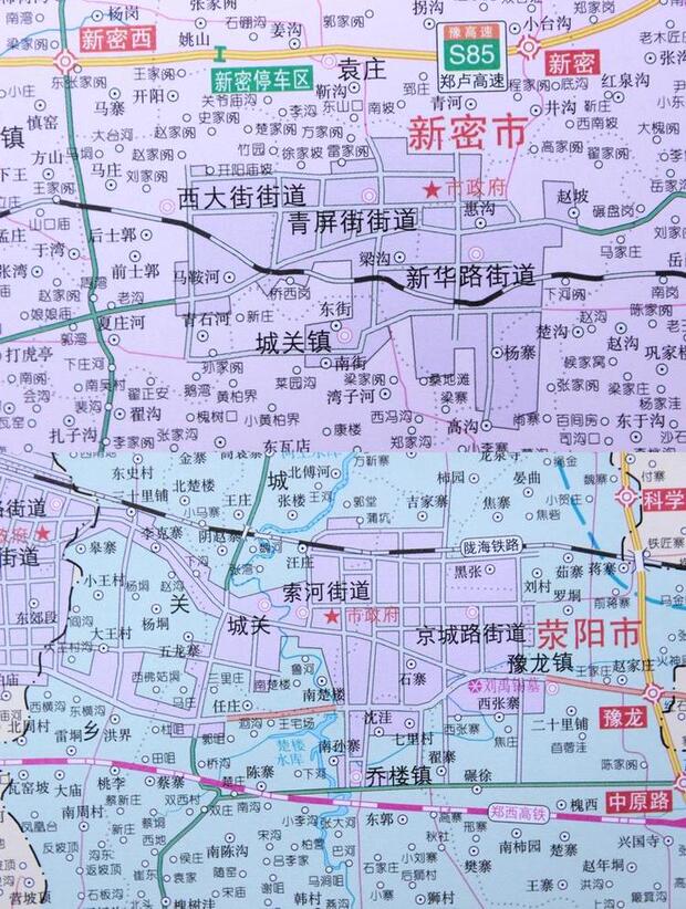 郑州市全图 郑州市行政区划图 郑州市地图 郑州地图 1.