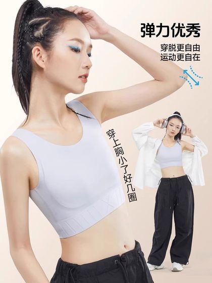 큰 가슴, 작은 방지 방지, 울트라 플랫 랩, 가슴 스타일, 스포츠 충격 조끼 얇은 스타일을 가진 여성을위한 스테인레스 가슴 란제리 큰 가슴, 작은 방지 방지, 울트라 플랫 랩, 가슴 스타일, 스포츠 충격 조끼 얇은 스타일을 가진 여성을위한 스테인레스 가슴 란제리