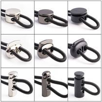 Collection waist spring buckle 100 lap tracksuit hat hem Pants Foot closing instrumental tightening with pumping rope adjusting plastic deity