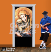 Chicano European and American West Coast flower body word old school gangster hard core hip hop hiphop curtain