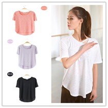 Modern dance practice kimono top loose dance uniform short-sleeved t-shirt dance uniform yoga clothes women summer