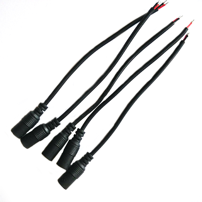 all copper 0.5m2 pure copper 12v dc line 5.5 * 2.1/2.5mm dc power plug female dc power line