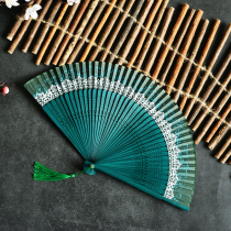 Chinese style dance lace folding fan color changing womens style classical Chinese clothing cheongsam matching to give girlfriends gifts