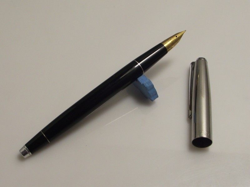 正品老笔永生727钢笔老钢笔96年经典老库存顺滑练字钢笔_7折现价15.