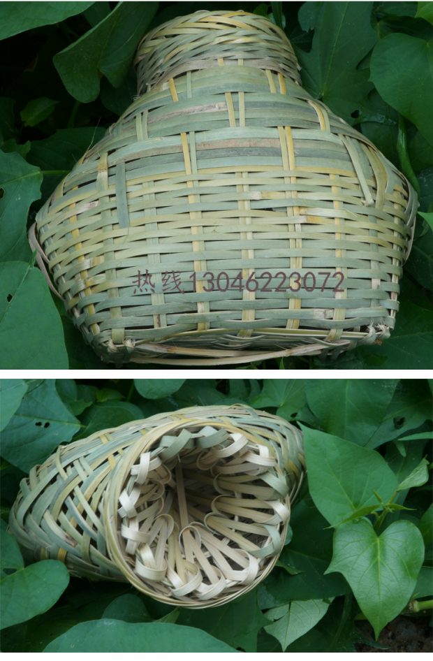 包邮竹编鱼篓家用钓鱼捕鱼篓泥鳅篓农家乐装饰品