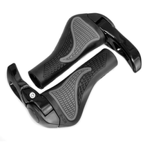 Bicycle handlebar cover mountain bike handle aluminum alloy lock horn rubber horn handle deputy handle riding equipment