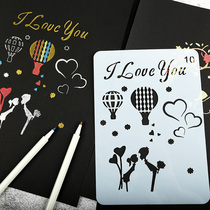 Dream Time Set DIY Album This Movie Set Making Accessories Hollowed-out Drawing Hand Tent Help Drawing Tools