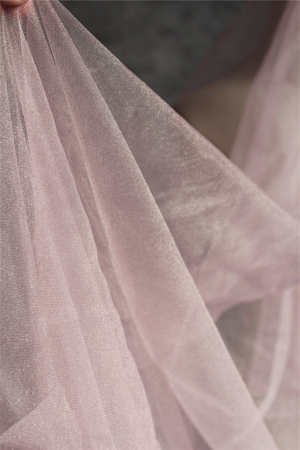 设计师布料珠光闪光网纱 柔软细腻加密软纱蕾丝布料婚纱半身裙