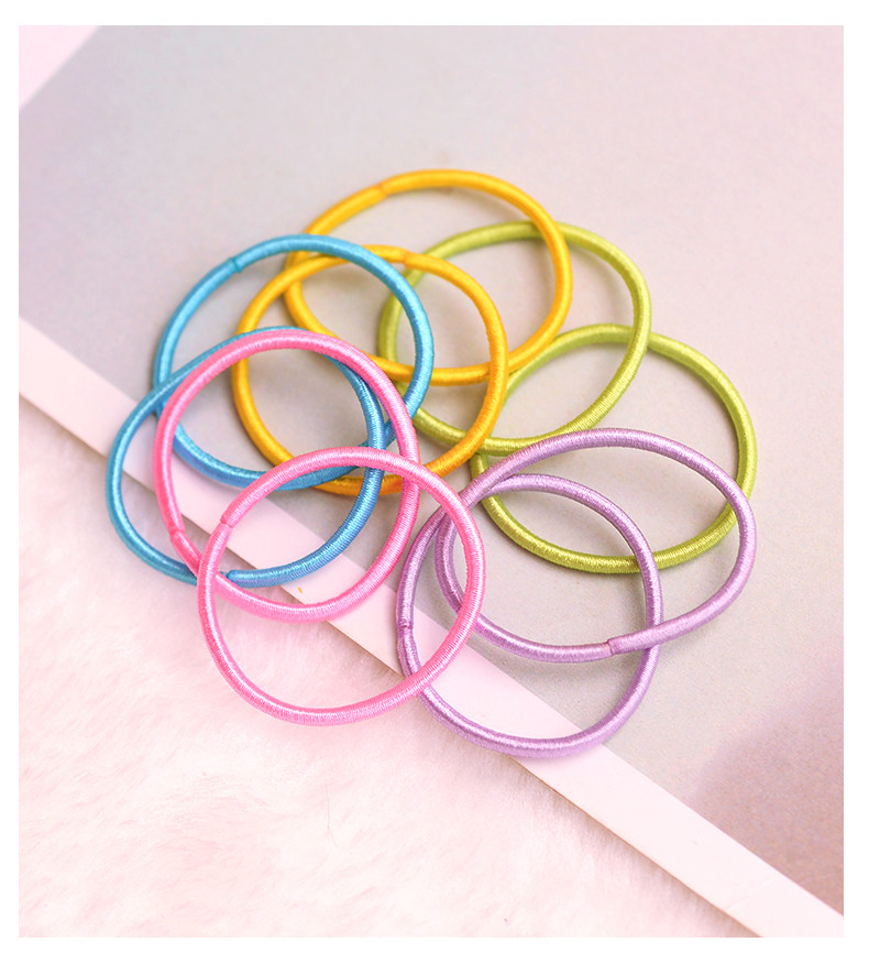 100根儿童发饰小皮筋 发圈女童可爱胶圈橡皮筋头绳女孩发圈头饰_有券