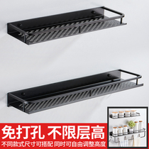 Hole-free kitchen placement of small storage rack narrow-scale wall-mounted window viewing strap hatching window