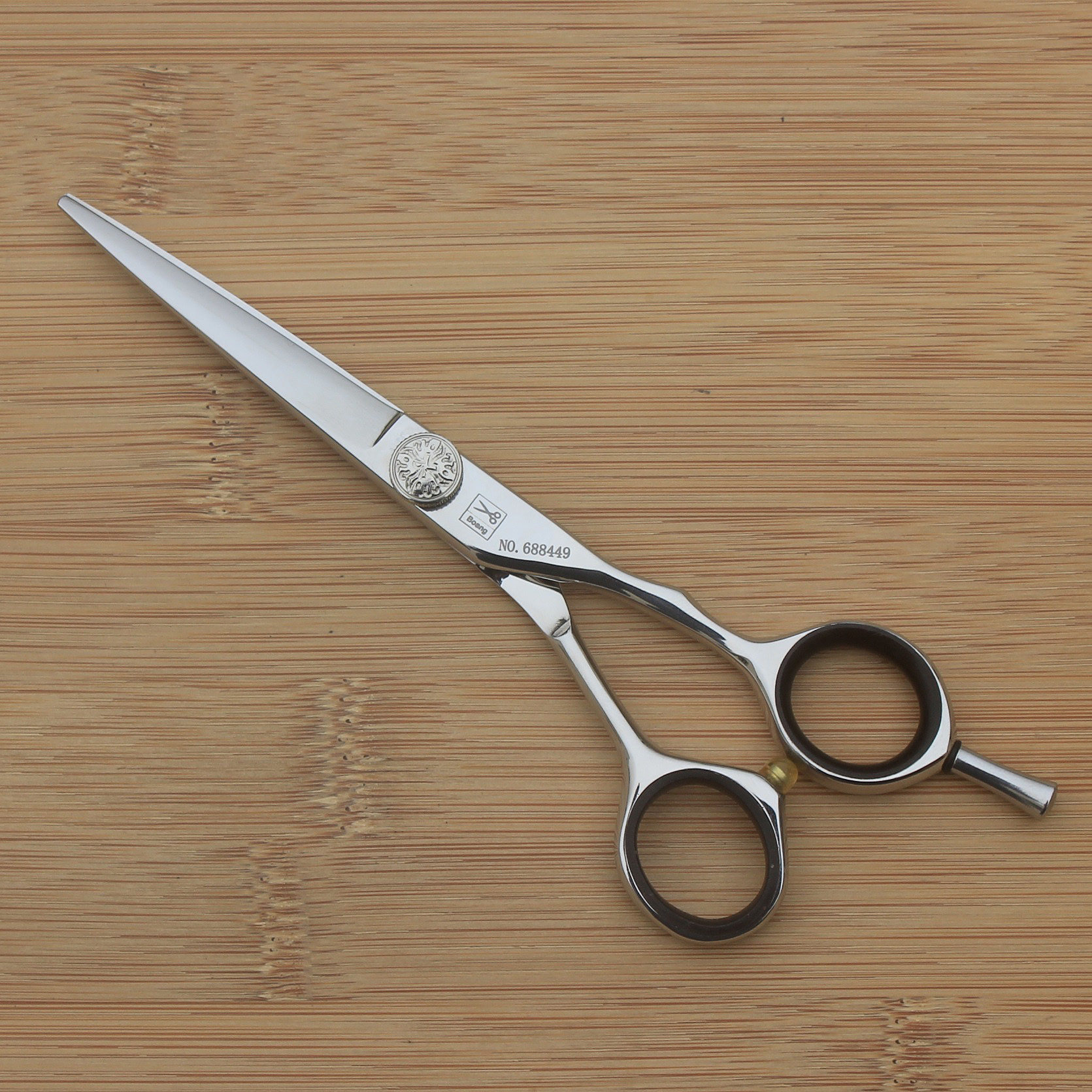 boang专业美发剪刀理发师平剪子5.5英寸条剪日本进口钢材包邮