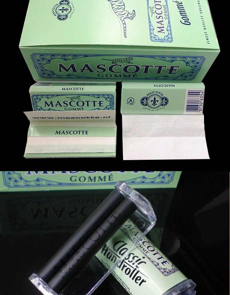 烟纸70mm卷烟纸白色一大盒不慢燃自带胶送手动卷烟器滤嘴棉头500