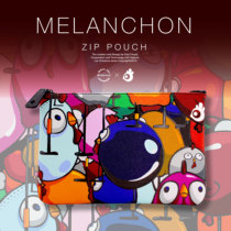 Sigema x France Ceet Fouad - Cross Crest Embossed Stationery Passport Zipper Clutch Storage Bag