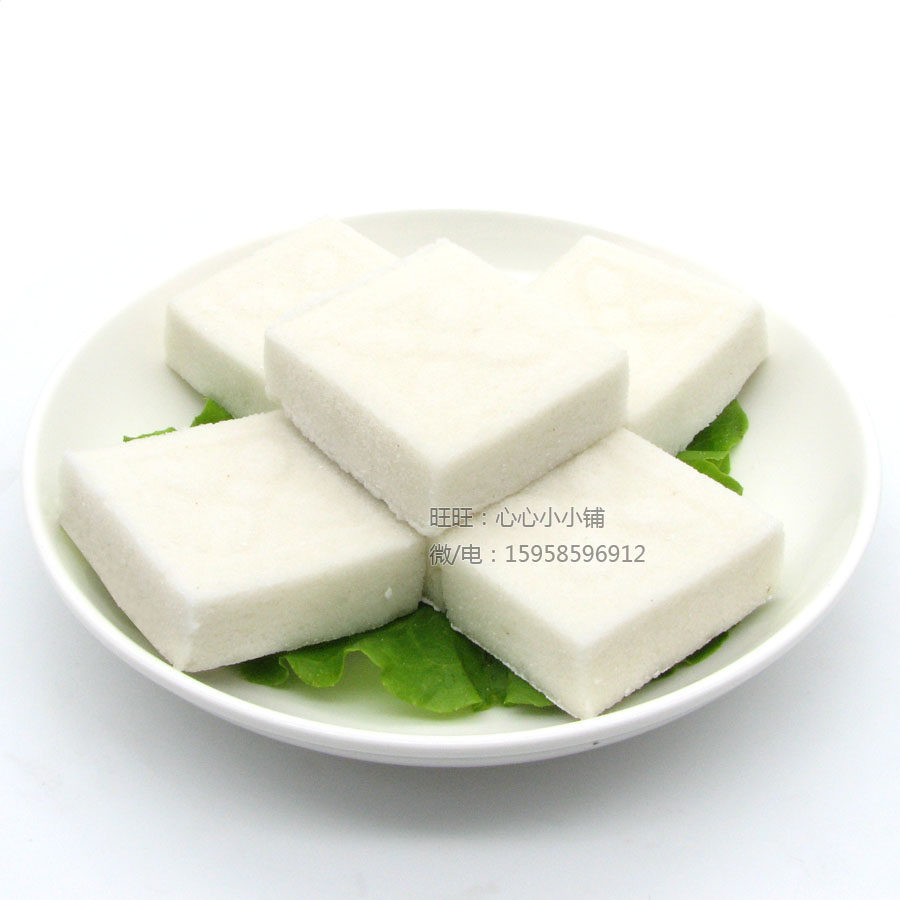 嵊州特色米糕传统小吃早餐点心糕点无糖糍糕原味蒸米糕发糕软糯