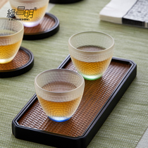 Home Small Tea Cup Single Heat Resistant Master Cup Japanese Glass Tasting Cup Single Cup Kung Fu Tea Utensils Glass Cup Kettle