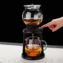 Automatic glass tea set Suit Sloth tea Teater Water Tower Home tea making pot Net Red punching tea instrumental Gongfu Tea Cup