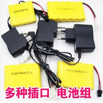 Remote control dump stunt racing car 4 8v battery pack can be recharged accessories toy car battery sm plug charger